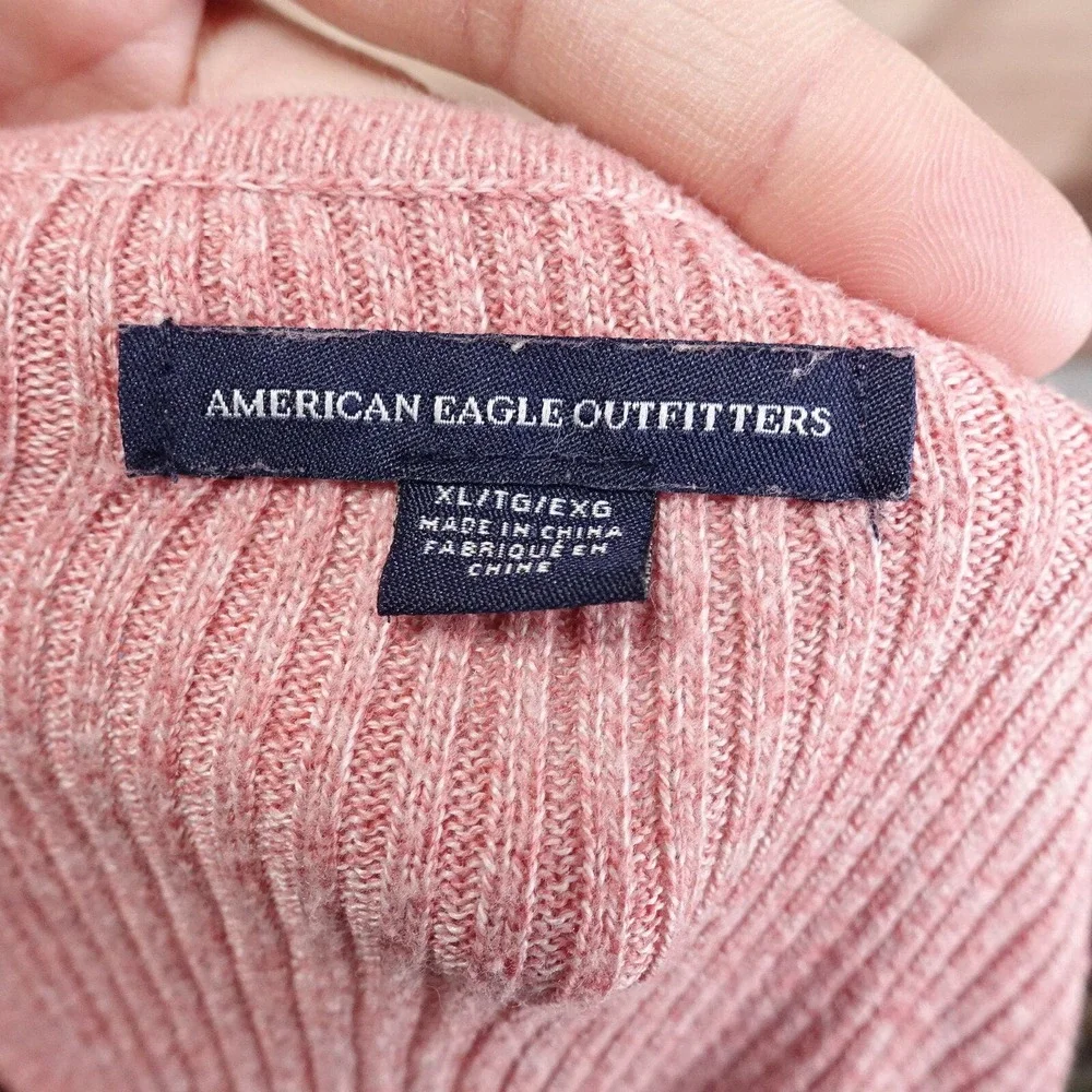 AMERICAN EAGLE PINK BAGGY SLEEVE PINK‎ SWEATER WOMENS SIZE XL